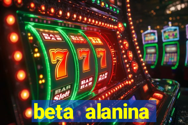 beta alanina aumenta a pressao